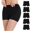 WEASIC Culotte Boxer Donna Cotone Boxer da Donna Pantaloncini Intimo Pantaloncini Sottogonna Cotone Senza Cuciture Pantaloni Sottogonna Mutande