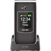 Beafon, SL645, LTE 4G, Silverline, telefono cellulare per anziani SOS chiamata di emergenza, pieghevole, XXL, display interno da 7,11 cm), display esterno a colori da 4,49 cm, fotocamera da 3,0 MP