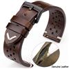 DUTRIEUX Cinturino per orologio traspirante in vera pelle a sgancio rapido Cinturino in pelle di vacchetta da 18 mm-24 mm Disponibile Cinturini per orologi unisex nero verde marrone giallo