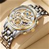 LIGE Men Watch sport orologi al quarzo da uomo cronografo impermeabile orologio da polso da uomo militare Hollow Clock Man Relogio Masculino