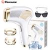 Vancostar Depilazione laser con raffreddamento 3in1 per donne Ringiovanimento dell'acne Rimuovi 3 tappi della lampada Trimmer bikini a casa per uomo Epilatore IPL