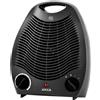 JOCCA Termoventilatore elettrico Jocca, portatile, dimensioni compatte, con 2 velocità di funzionamento del riscaldamento, funzione ventilatore, regolatore della temperatura ambiente e 2000W di potenza