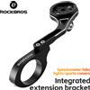ROCKBROS Staffa di estensione per supporto luce per computer da bicicletta Supporto per bici Supporto Gopro per supporto per bicicletta per computer Bryton IGS Garmin
