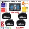 bonacell Batteria di ricambio 18V 6000mAh per Makita BL1830, compatibile con Makita BL1830 BL1850 BL1860 BL1850B BL1840B, per utensili elettrici 18V