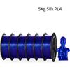 GEEETECH Filamento PLA di seta 3D da 5 kg Superficie lucida da 1,75 mm Accurità dimensionale avvolta ordinata / Confezione sottovuoto da 0,02 mm