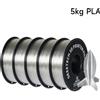 GEEETECH Filamento PLA Standard Geeetech 5Kg 1.75mm per Stampante 3D, Materiale Plastico, Precisione 0.03mm, Colori Multipli, Compatibile con la Maggior Parte delle Stampanti FDM