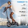 TODIMART Monopattino Elettrico Todimart T3 per Adulti, E-Scooter Urbano, Batteria 36V, Velocità 24,99 Km/h, Autonomia 20-30 Km, Pieghevole, 3 Velocità Regolabili, E-Scooter per Pendolari Urbani
