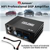 Junsun 4×80W DSP Amplificatore di potenza per auto Processore audio Plug-and-Play Aggiornamento Uscita bassi profondi e subwoofer Migliora la qualità del suono