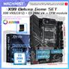 MACHINIST Scheda Madre TPM2.0 MACHINIST X99 V9S LGA 2011-3 Kit con CPU Xeon 2690 V4, Supporta RAM DDR4 a Quattro Canali, Chip C612, 3*NVME M.2 M-ATX