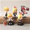 Bandai Set di 6 Pezzi di Action Figure in PVC di Chainsaw Man, Collezione Denji e Pochita, Modellini Giocattolo Anime, Regalo per Bambini
