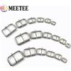 Meetee 1-5 Pezzi Fibbie per Cinture in Acciaio Inossidabile, Fibbia a Perno in Metallo per Cinghie di Borse, Chiusura per Guinzaglio in Pelle, Accessori Fai-da-te