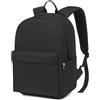 KONO Zaino impermeabile KONO in poliestere Oxford, leggero con scomparto per laptop da 15,4 pollici, 43×32×16 cm per scuola, viaggi e lavoro