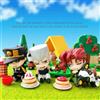 TAKARA TOMY Set di 4 Statuette Q-Version di Jojo's Bizarre Adventure, Modellini da Scrivania, Action Figure da Collezione, Statuette Statiche, Regalo per Fan
