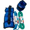 Kmt Style Kit di Addestramento Iniziale: Pesi per Caviglie 2 x 0,5 kg + Set di Fasce Elastiche da 5 e 15 kg - Stile Kmt