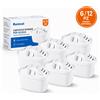 Reimol 6/12PCS filtri acqua compatibili con Brita Maxtra+ Maxtra Plus, cartucce di ricambio per caraffa filtrante