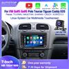 AUTOTOP Schermo multimediale touch screen da 7 pollici con YouTube, CarPlay e Android Auto per Volkswagen Skoda Octavia Golf 5 6 Touran Passat Polo Jetta