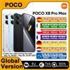POCO Versione Globale POCO X8 Pro Max 5G Smartphone MediaTek Dimensity 9500s Display AMOLED Ultra-luminoso da 6,83" 1.5K 120Hz 8500mAh NFC