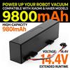 Batteria per aspirapolvere 14,8V 9800mAh per Xiaomi 2S Mijia STYTJ02YM, batteria ricaricabile per robot aspirapolvere e lavapavimenti e per Haier JX37