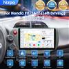 Hizpo 10.1" GPS Head Unit per Honda Fit Jazz 2007-2013 2din Android 14 Carplay WIFI + 4G Autoradio Lettore video multimediale Navigazione RDS