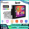 Podofo Autoradio 1Din MP5 7'' con CarPlay Wireless, Android Auto, Mirror Link, Bluetooth, FM, USB, AUX