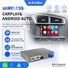 AUTOABC Box di interfaccia Wireless CarPlay per Citroën C4, C5, DS3, DS4, DS5 e Peugeot 208, 308, 508, 3008; Modulo decoder Android Auto che supporta AirPlay, navigazione, GPS e Bluetooth.