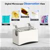 TOMLOV Sorgente Luminosa Universale TOMLOV per Microscopio, Luce LED Trasmessa, 5 Pezzi di Vetrini per Microscopio Digitale USB