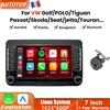 AUTOTOP Autoradio Multimediale Linux da 7 Pollici con Carplay Wireless, Navigazione e Android Auto per VW Volkswagen Tiguan, Touran, Golf 5, 6, Passat B6, B7, CC, Jetta, GLI, Skoda Octavia 2, Polo 6R, SEAT -