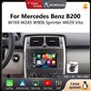BONROAD Autoradio Linux 7'' per Mercedes Benz B200 Classe B W169 W245 Viano Vito W639 Sprinter W906 con CarPlay Wireless, Android Auto, Navigazione GPS, Youtube, WIFI, Bluetooth, FM, RDS, DSP,