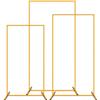 HGTUGO Arco Decorativo Versatile in Oro - Supporto Resistente per Palloncini e Fiori - Perfetto per Matrimoni, Baby Shower, Natale, Feste in Giardino