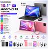 KOOMDIGI Tablet KOOMDIGI T40 da 10,1 pollici con sistema operativo Android 13, 12 GB di RAM (4 GB + 8 GB espandibili), 128 GB di ROM, 4G LTE, Wi-Fi 2.4G/5G, memoria espandibile fino a 1 TB, doppia fotocamera