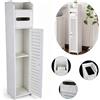 NONE Mobiletto Salvaspazio per Bagno: Ultra-Sottile Senza Foratura per Inquilini, Design Verticale, Scaffale per Bagno, Camera da Letto, Cucina, Lavanderia