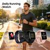 NONE Smartwatch con schermo touchscreen e connettività Bluetooth, modello WETECH WX01, con ricarica magnetica, monitoraggio dell'attività fisica, frequenza cardiaca, livello di ossigeno nel sangue e