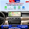 AUTOTOP CarPlay wireless e Android Auto, autoradio Linux da 12,3 pollici con risoluzione 2400*900P per BMW Serie 5 F10 F11 con sistema CIC NBT 2012-2017, senza schermo originale, Airplay, Autolink, Mirror