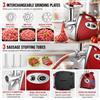 NONE Tritacarne Elettrico in Acciaio Inox, Macchina per Insaccare Salsicce, Tritatutto per Uso Domestico o Professionale