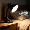 NONE Lampada da scrivania con braccio flessibile, base E27, potenza massima 40W, cavo di alimentazione da 80 cm con interruttore on/off, lampada da tavolo con sistema di fissaggio a morsetto, lampadina non