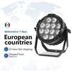 NONE Faretto a Batteria Impermeabile 12x18W RGBAW+UV 6 in 1 LED, Controllo tramite App per Smartphone, Luce da Palco, Attrezzatura per DJ e Discoteca