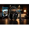 NONE Auricolari wireless da 5 in 1, 87,5 MHz, per TV, con base trasmettitrice, modalità cavo opzionale, auricolari stereo, batterie non incluse.