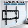 NONE Supporto da parete per TV WETECH W5510, struttura robusta a montaggio fisso che supporta fino a 50 kg, adattamento a diverse dimensioni VESA per display da 26 a 63 pollici, supporto sicuro per