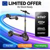 iScooter Monopattino Elettrico Iscooter W9-Air 800W 48V Batteria 10Ah Pneumatici per Tutti i Terreni Trazione Posteriore Doppio Freno a Disco Autonomia 30-40km Velocità Massima 40km/h