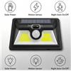 NONE Lampada da parete a LED con sensore di movimento solare, impermeabile, con accensione e spegnimento automatici, ideale per l'illuminazione notturna esterna e per la sicurezza, adatta per la