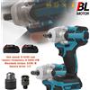 NONE Avvitatore a Impulsi Senza Spazzole Blu 1/2" per Riparazioni Auto, Compatibile con Batterie Makita 18V