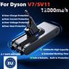 NONE Batteria al litio di ricambio da 12800mAh 21.6V per aspirapolvere portatile Dyson V7 SV11, con protezione BMS integrata, per V7 Animal Fluffy Motorhead Pro Trigger Auto+Barca