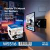 NONE Supporto da Parete Girevole per TV WETECH W5516 per Monitor TV da 14-27 Pollici, Carico Massimo 15kg, 360° ° Supporto a Parete per Schermi Piccoli con Rotazione, Compatibile VESA 75x75 100x100