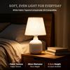 NONE Paralume in tessuto di lino con diffusore di luce soffusa, attacco E14/E27, copertura di ricambio disponibile in 6 colori per lampade da comodino e da terra, ideale per la ristrutturazione e la