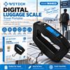 NONE Bilancia Digitale Elettronica per Bagagli 50KG con Manico Ergonomico Grande, Display LED, Multi-Unità, Auto-Calibrazione per Valigie da Viaggio