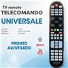 Telecomando Universale per TV, con Funzione di Ricerca Automatica, Tasti Rapidi Netflix YouTube, per Smart TV LCD LED, Compatibile con Sharp Sony Panasonic Samsung LG Philips