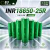 RYOBI Batteria Li-ion 18650 INR25R 2500mAh 3,7V 20A, Cella Ricaricabile ad Alta Scarica e Alte Prestazioni, Potenza Stabile per Utensili e Pacchi Batteria, Magazzino UE Polonia con Consegna Rapida in Europa