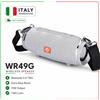 NONE Altoparlante Bluetooth portatile 5.0 con tecnologia TWS stereo, potente suono da 10 W, bassi potenziati, altoparlante wireless con tracolla, radio FM, USB, slot per scheda Micro SD e ingresso AUX.