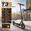 TODIMART T3S Monopattino Elettrico Pieghevole per Adulti con Frecce sul Manubrio Smart APP Batteria 36V 7,8Ah Autonomia 25KM Pneumatici a Nido d'Ape da 8,5 Pollici Doppio Freno Monopattino da