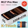 K-Touch M17 Pro Max Telefoni Cellulari Smartphone 7.3 Pollici 5G Dual SIM Android 15 Fotocamera 16+48MP Batteria 7800mAh Sblocco Facciale Wifi GPS Versione Globale Cellulari